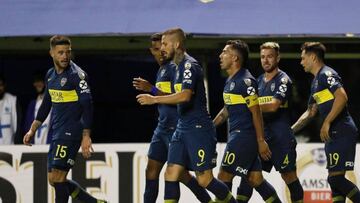 Boca visita a un necesitado San Martín