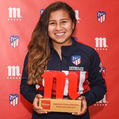 Leicy Santos, mejor jugadora del Atlético en la temporada 20/21