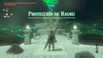 the legend of zelda tears of the kingdom nintendo switch guia santuario mosutis