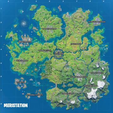 Mapa de la isla antes de las 9AM CEST del 24 de julio de 2020