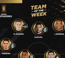 El único chileno en el equipo de la semana de la Libertadores