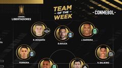 El único chileno en el equipo de la semana de la Libertadores