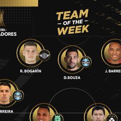 El único chileno en el equipo de la semana de la Libertadores