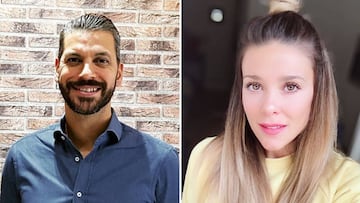 Imágenes de René Ramos, hermano y representante del futbolista Sergio Ramos, y de la cantante Lorena Gómez.