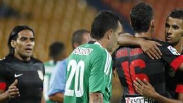 FALCAO NO PIERDE EL OLFATO. El Atlético consiguió la victoria gracias a un tanto de Falcao.