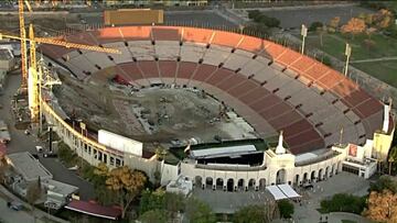 Los Angeles Memorial Coliseum, capacidad para 93mil aficionados