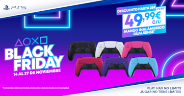 PS5 de oferta por el Black Friday 2023: 120€ de descuento en la consola y mandos más baratos