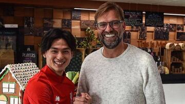 Takumi Minamino, del Liverpool, sobrevivió a un terremoto en Japón