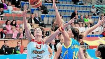 <b>SUPERIORES. </b>Elisa Aguilar, ante Ucrania.