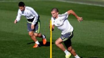 James, Benzema, Pepe y Arbeloa ya hacen trabajo de campo