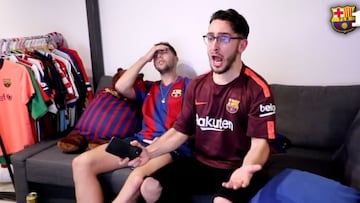 Aficionados se hacen virales con la debacle del Barcelona