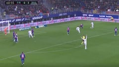 El golazo de la revelación uruguaya del Madrid ante Eibar