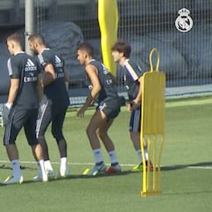 El trabaja físico se impone en la segunda semana de preparación