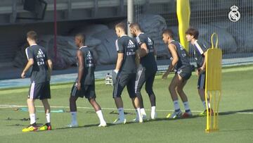 El trabaja físico se impone en la segunda semana de preparación