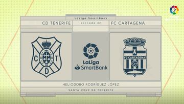 Resumen y goles del CD Tenerife vs. FC Cartagena de LaLiga SmartBank