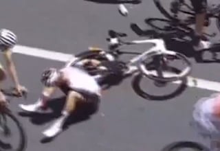 Varios ciclistas al suelo en un brutal accidente en Australia: no van a creer quién fue el causante