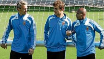 Los jugadores del Zaragoza intentará mejorar la imagen ofrecida en las últimas jornadas