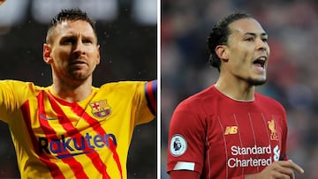 Leo Messi, del Barcelona, y Virgil Van Dijk, del Liverpool, m&aacute;ximos candidatos al Bal&oacute;n de Oro.