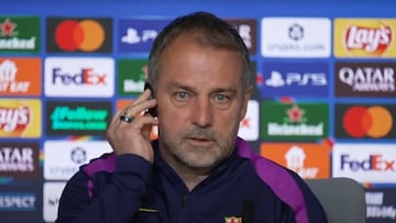 Flick, en conferencia de prensa.