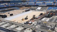 Las obras del Santiago Bernab&eacute;u.