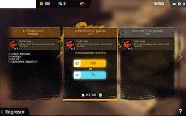 Free Fire: cómo conseguir fragmentos de memoria para subir gratis de nivel al personaje