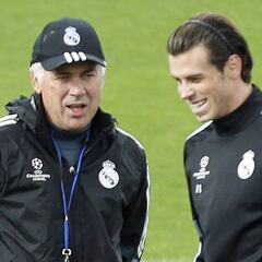 Florentino citó a Ancelotti para discutir la posición de Bale