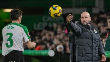 Saúl García y José Alberto, del Racing.