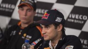 Dani Pedrosa, tercero en Holanda, ensalz&oacute; la actuaci&oacute;n de M&aacute;rquez.