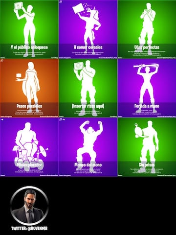 Todos los gestos nuevos del parche 18.00 de Fortnite