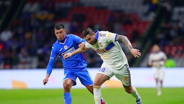 during the game Cruz Azul vs Tigres UANL, corresponding to Round 05 of the Torneo Clausura 2023 of the Liga BBVA MX, at Azteca Stadium, on February 04, 2023.
<br><br>
durante el partido Cruz Azul vs Tigres UANL, Correspondiente a la Jornada 05 del Torneo Clausura 2023 de la Liga BBVA MX, en el Estadio Azteca, el 04 de Febrero de 2023.