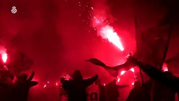 El polémico recibimiento de la afición al Espanyol