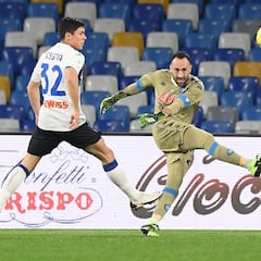 Ospina, seguro ante Duván y Muriel en empate en Copa Italia
