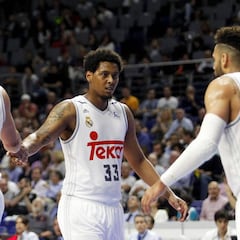 El 1x1 de Real Madrid: Thompkins fulmina al Zalgiris desde el triple
