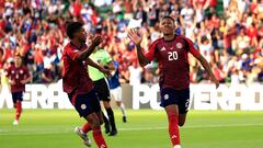 AUSTIN, TEXAS - JULY 02: Josimar Alcocer of Costa Rica celebrates after scores the team's second goal during the CONMEBOL Copa America 2024 Group D match between Costa Rica and Paraguay at Q2 Stadium on July 02, 2024 in Austin, Texas.   Buda Mendes/Getty Images/AFP (Photo by Buda Mendes / GETTY IMAGES NORTH AMERICA / Getty Images via AFP)