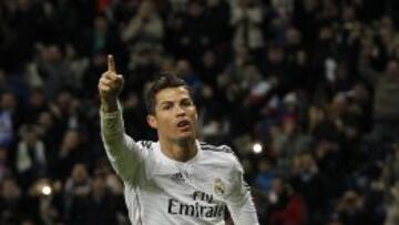 Cristiano Ronaldo celebra un gol ante el Celta de Vigo
