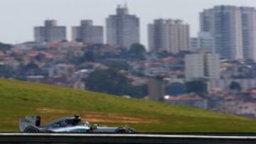 Nico Rosberg se llev&oacute; la pole en Brasil.