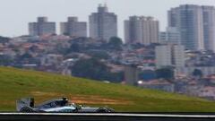 Nico Rosberg se llev&oacute; la pole en Brasil.