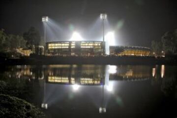 Anoche se inauguró oficialmente el estadio de Viña del Mar, que será sede de la Copa América.