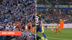 ¡Qué grande es don Iago Aspas Juncal! El gol que certificó la Europa League para el Celta