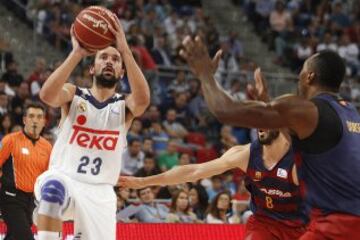 Sergio Llull y Joey Dorsey.