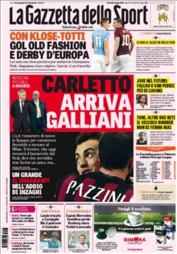 Portadas de la prensa deportiva