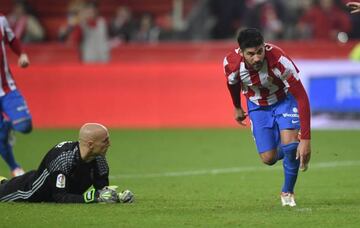 Carmona, bigoleador ante Osasuna.