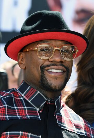 La llegada de Mayweather y McGregor a Las Vegas