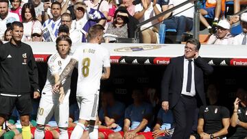05/10/19 PARTIDO PRIMERA DIVISION
REAL MADRID GRANADA
CAMBIO SUSTITUCION TONI KROOS MODRIC ZIDANE