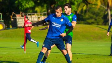 Jugadores de Chivas durante la pretemporada del equipo