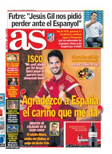 Las portadas de AS de noviembre