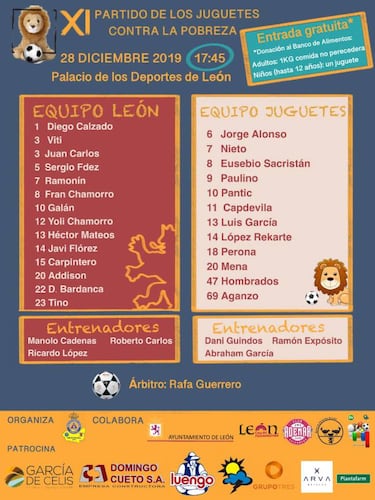 José Galán, el regalo del
fútbol leonés esta Navidad