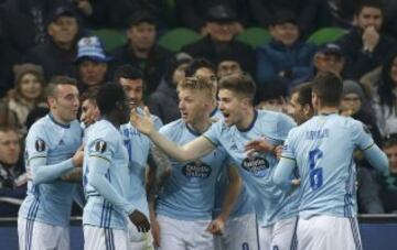 El Celta celebra su pase a cuartos 16 años después