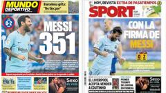 Messi, otra vez el hombre del día