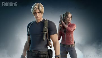 fortnite skins leon claire resident evil